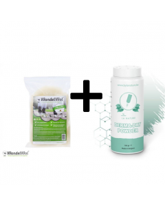 Combo Wandelwol 10 gram  + Voetpoeder Derma-Dry By La Nature